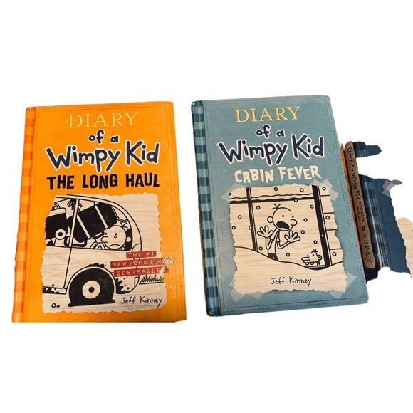 Diary Of A Wimpy Kid Book Lot - 7 Books By Jeff Kinney  Hardcover Set Includes M - Picture 6 of 11